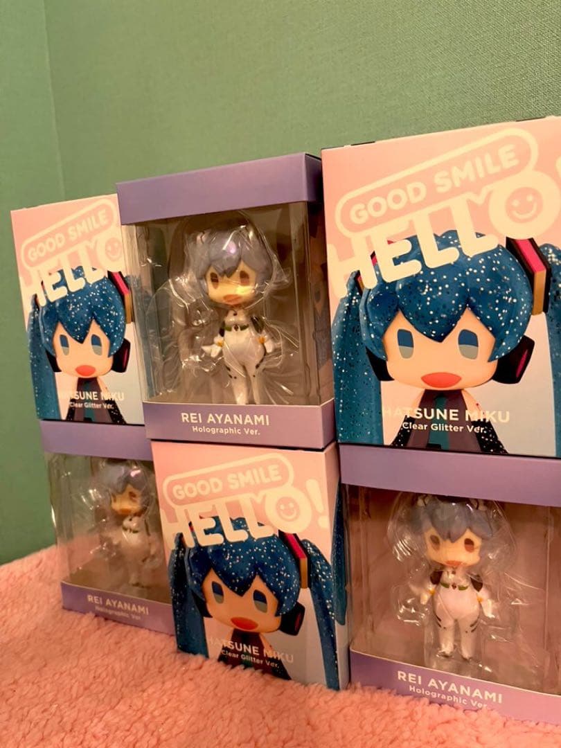 アヤナミ 初音ミク フィギュア 6体セット　ホログラフィック　クリアグリッター