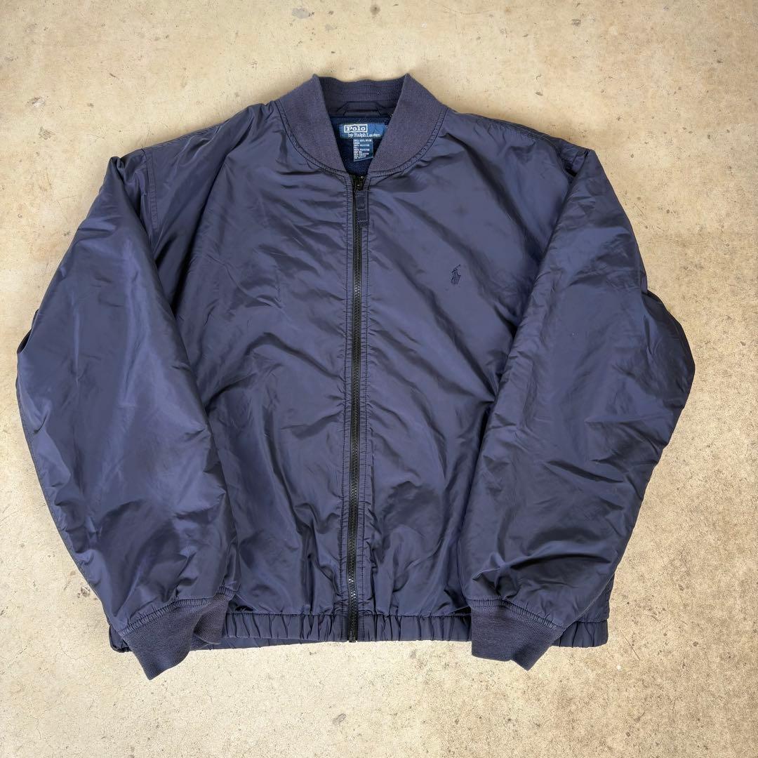 polo ralph lauren 90s ボンバージャケット　ma1 古着