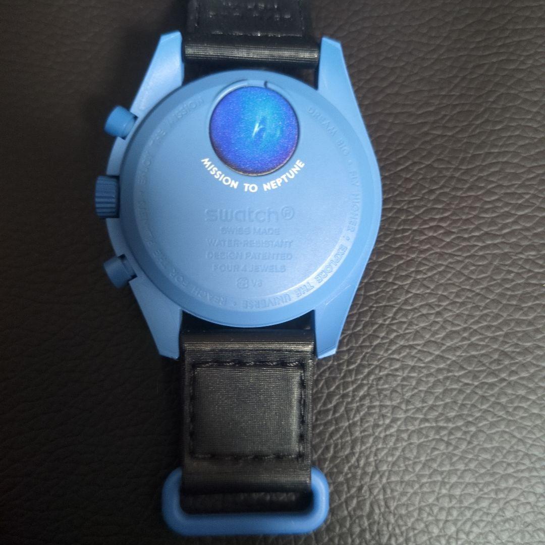 25年8月17日購入 オメガ スウォッチ ムーンスウォッチ ネプチューン