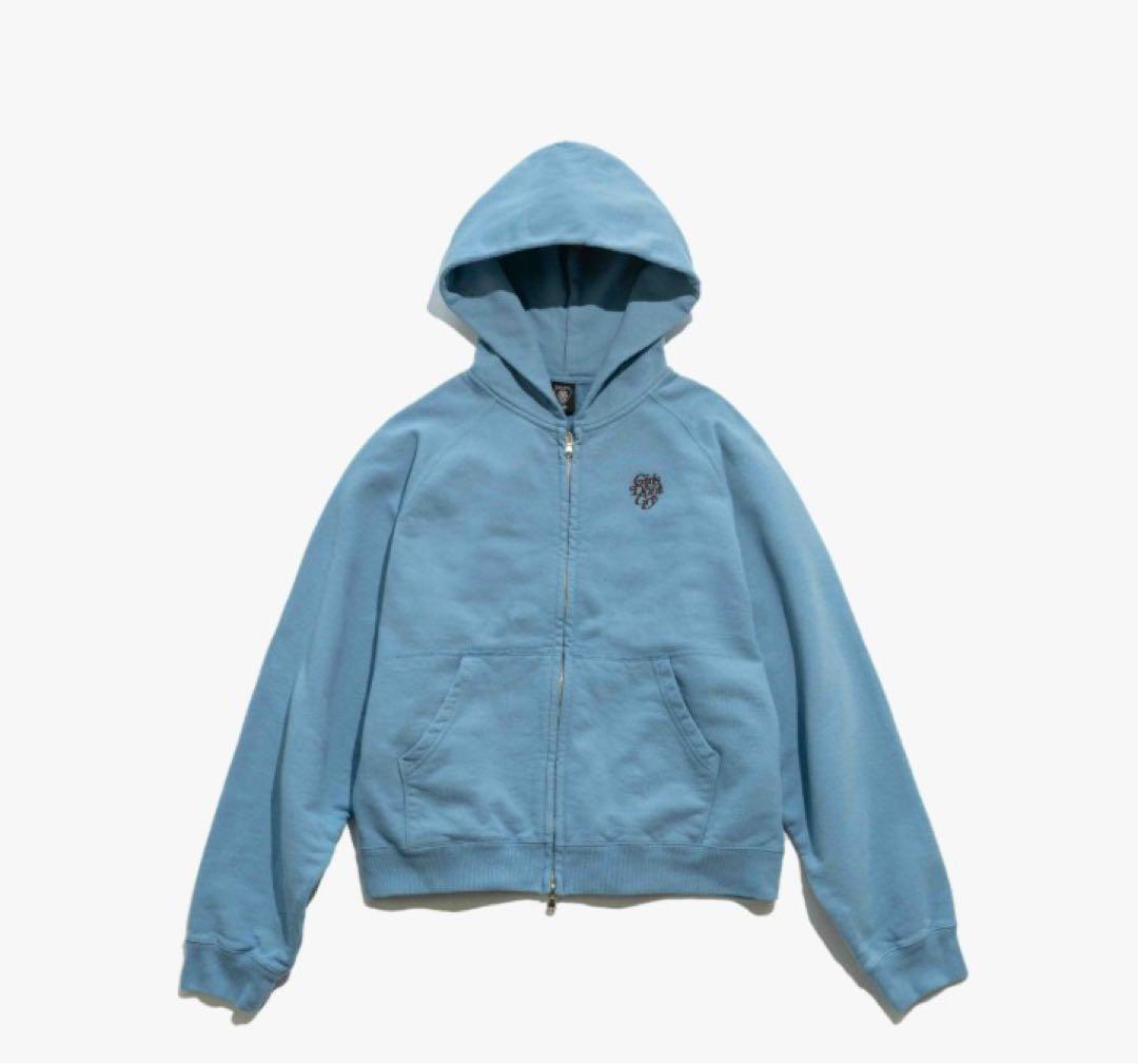 トップス Girls Don't Cry Zip Sweat Hoodie Blue