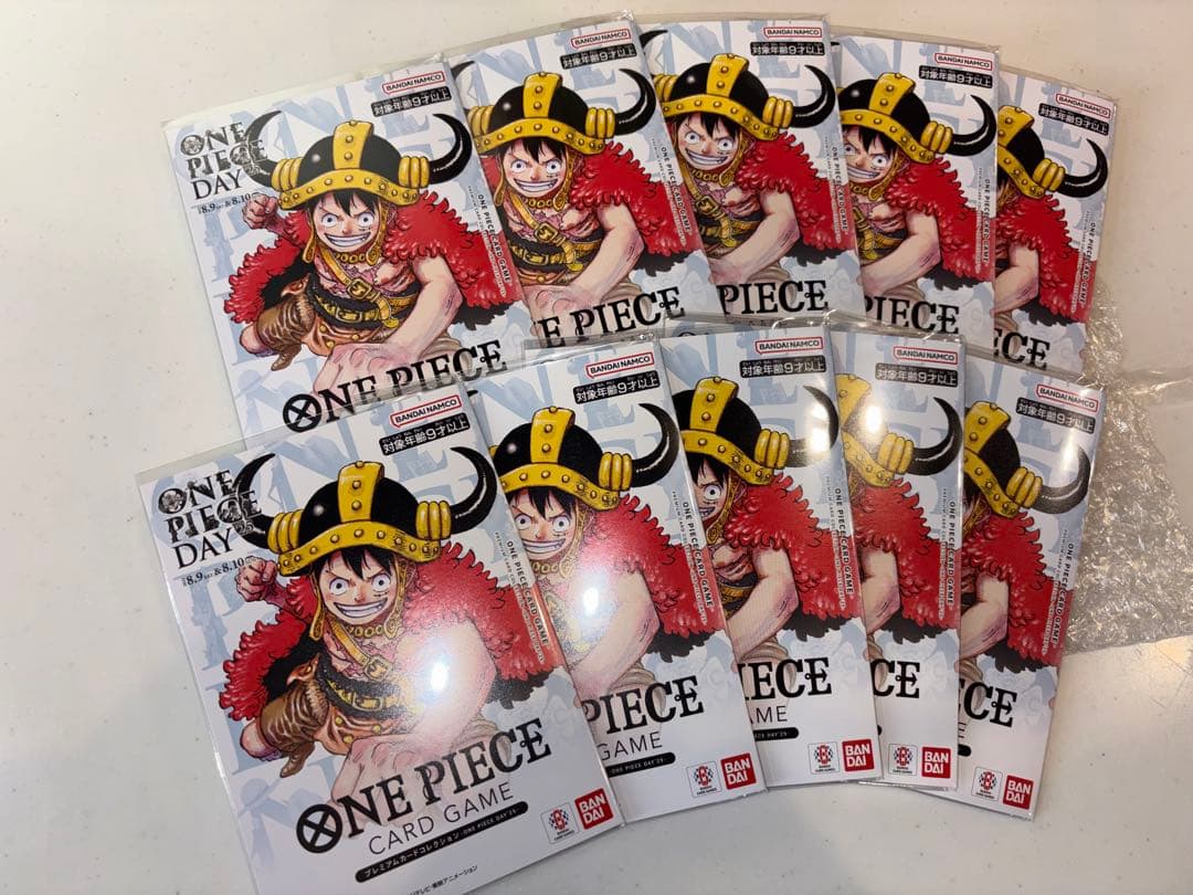 新品未開封　プレミアムカードコレクション　ワンピースデイ2025 10セット プレミアムカードコレクション ワンピースデイ2025 10冊セット - メルカリ