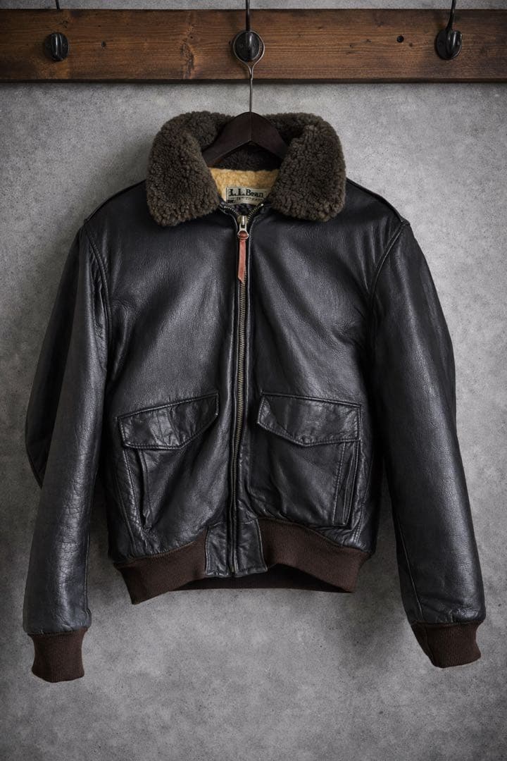 値下げ！llbean g-1 レザージャケット USA製40