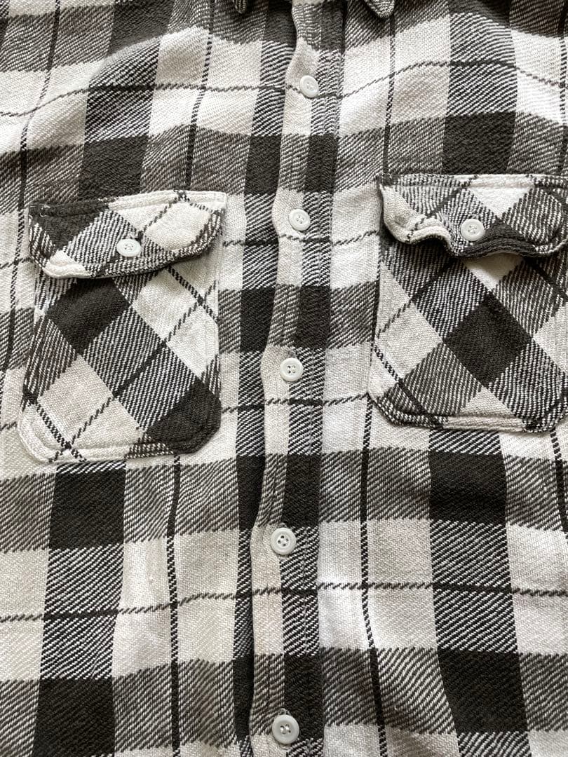 WINTER KING 60年代 ヘヴィーネルシャツ マチ付き 皿ボタン - メルカリ