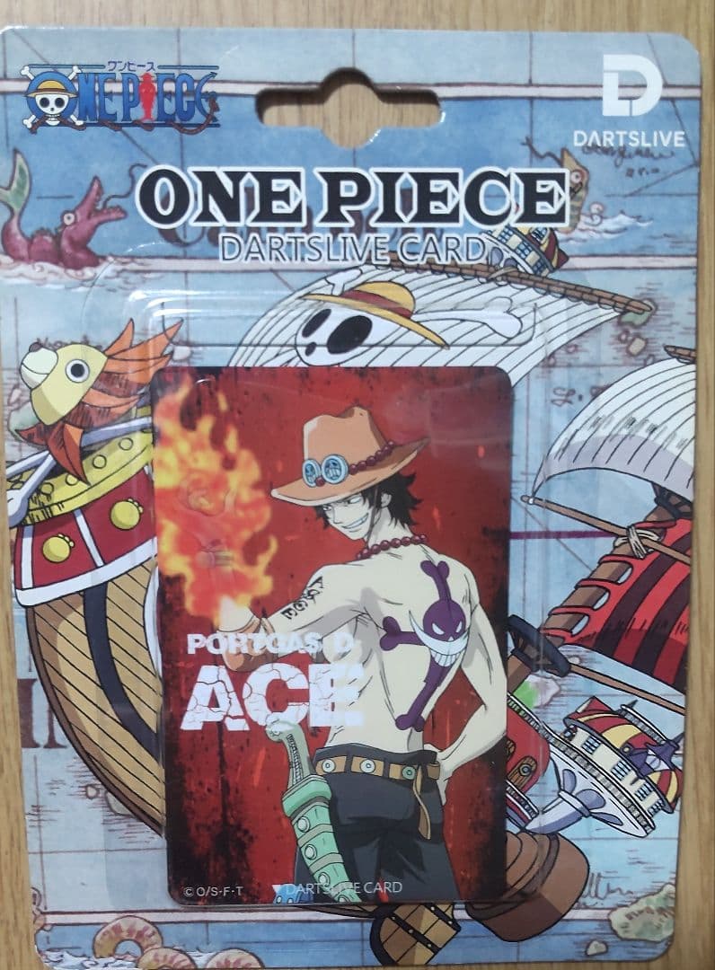 DARTSLIVEカード ONE PIECE エース 未開封未使用