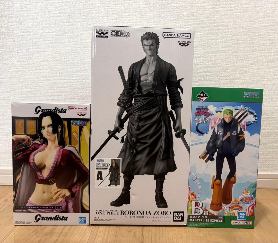 バンプレくじ ワンピース-ロロノア・ゾロ- A賞 ブラシカラー 半券付