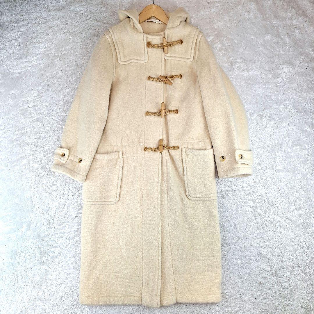 英国製✨マーガレットハウエル　ダッフルコート　クリームベージュ　マキシ丈　M～L