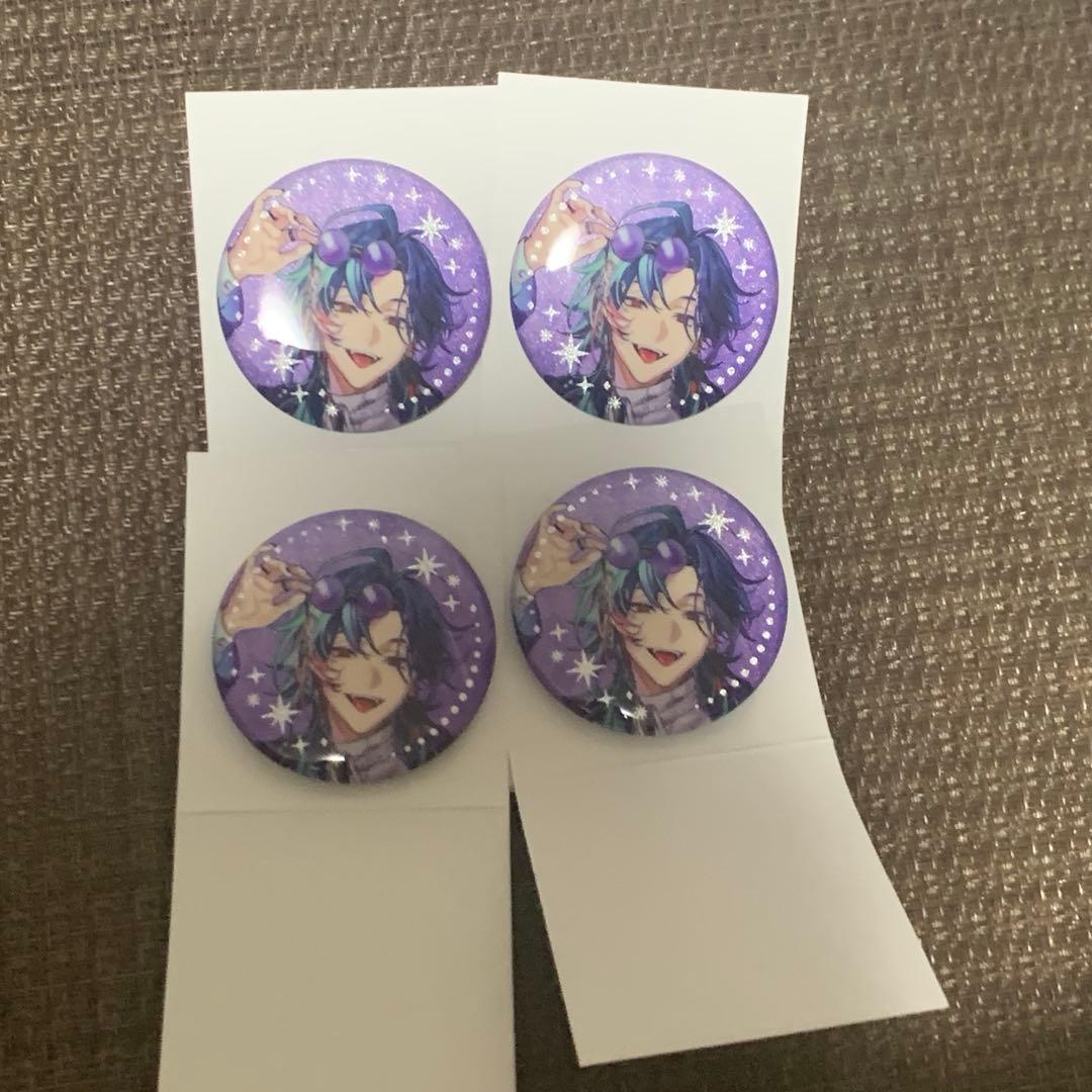 にじさんじ インパクト 3SKM 月組 缶バッジ 魁星 ①