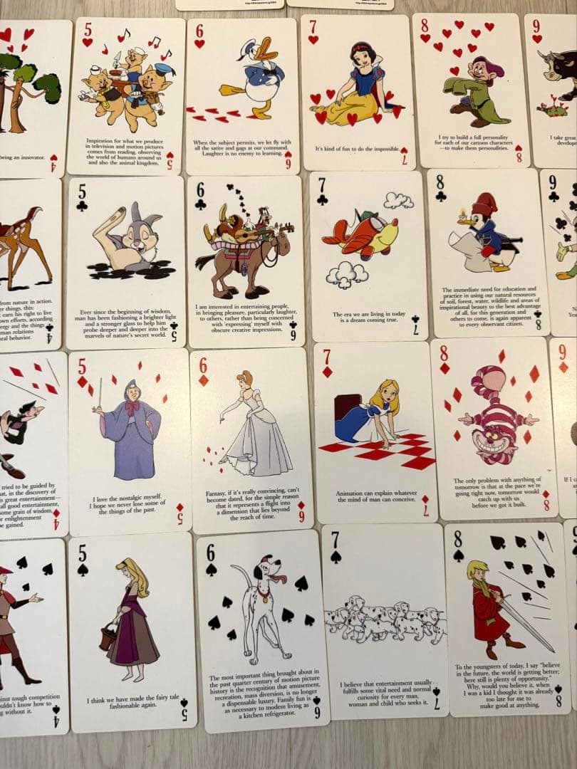 ディズニーストア25周年記念 非売品トランプ コンプリート - メルカリ