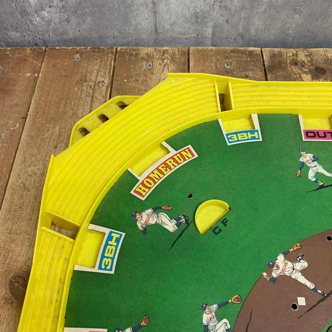 B-5 【当時物・昭和レトロ】エポック社 野球盤 CM型 箱付き ボード