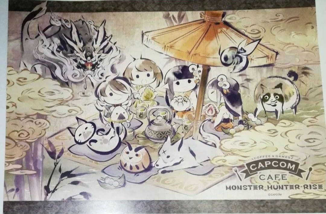 モンスターハンターライズ ランチョンマット 特典 カプコンカフェ ハイキュー!!」日向＆影山たちが「モンハン」とコラボ！ カプコン