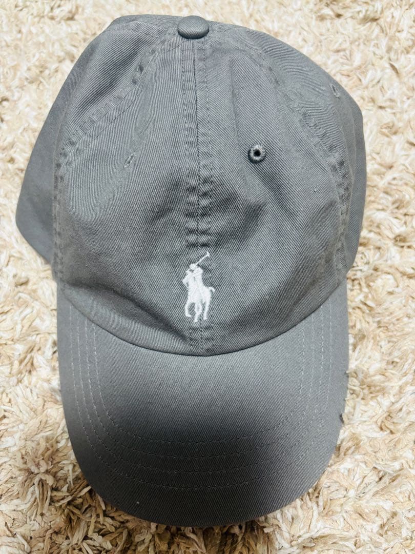 ポロラルフローレン キャップ グレー