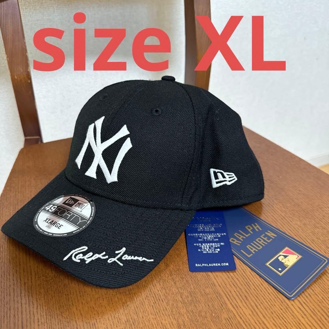 新品タグ付き ラルフローレン×ヤンキース ニューエラ キャップ