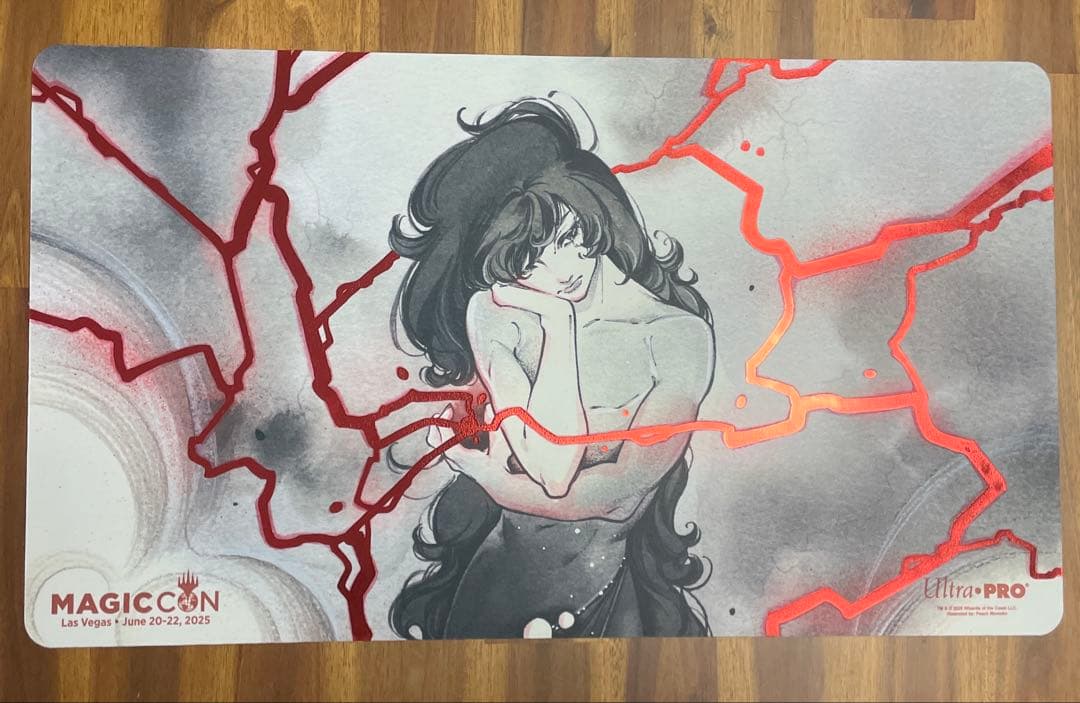 マジックコン2025 限定プレイマット　稲妻/Lightning Bolt