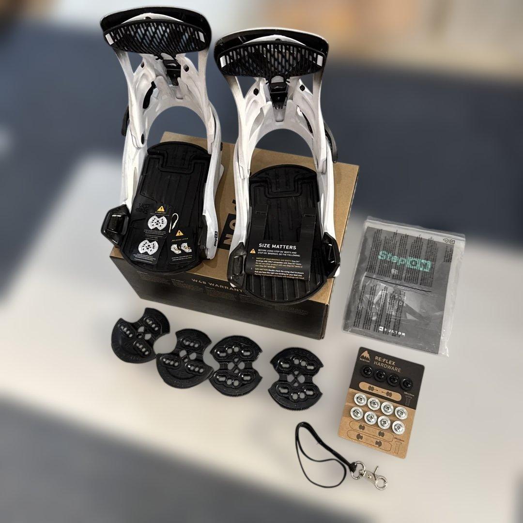 【日本正規品】バートン　ステップオン　ビンディング Sサイズ 箱付き ホワイト 楽天市場】2023-24 BURTON MEN'S STEP ON Re:Flex White/Graphic