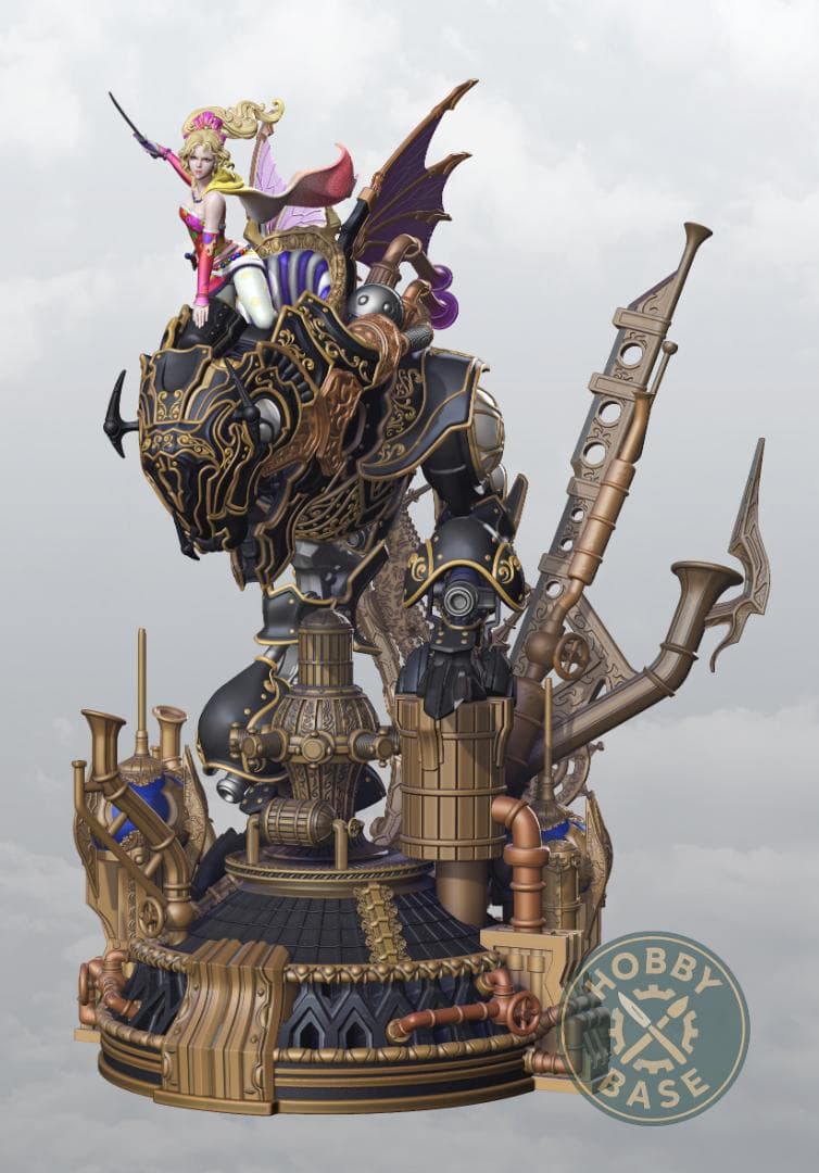 【FFVI】魔導アーマー ＆ ティナ ガレージキット - 未塗装・未組立