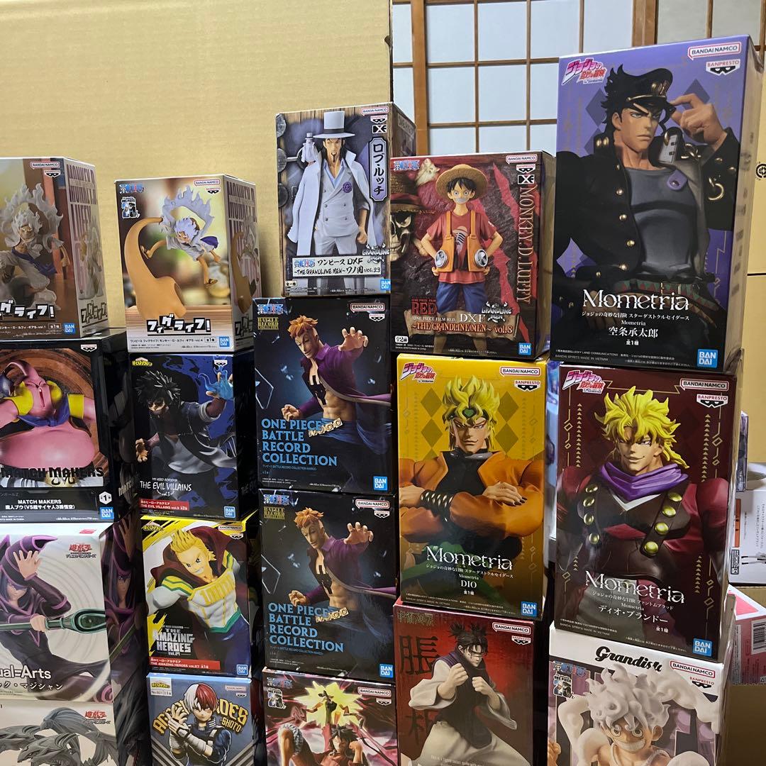 28個 ワンピース 呪術廻戦 ジョジョ ヒロアカ 遊戯王 フィギュアまとめ