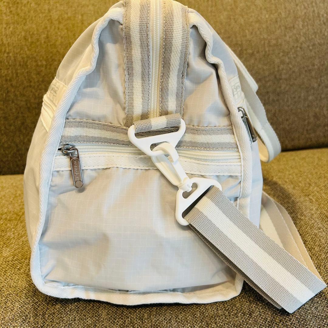 美品レスポートサックDELUXELGWEEKENDERスペクテイタークールグレイ