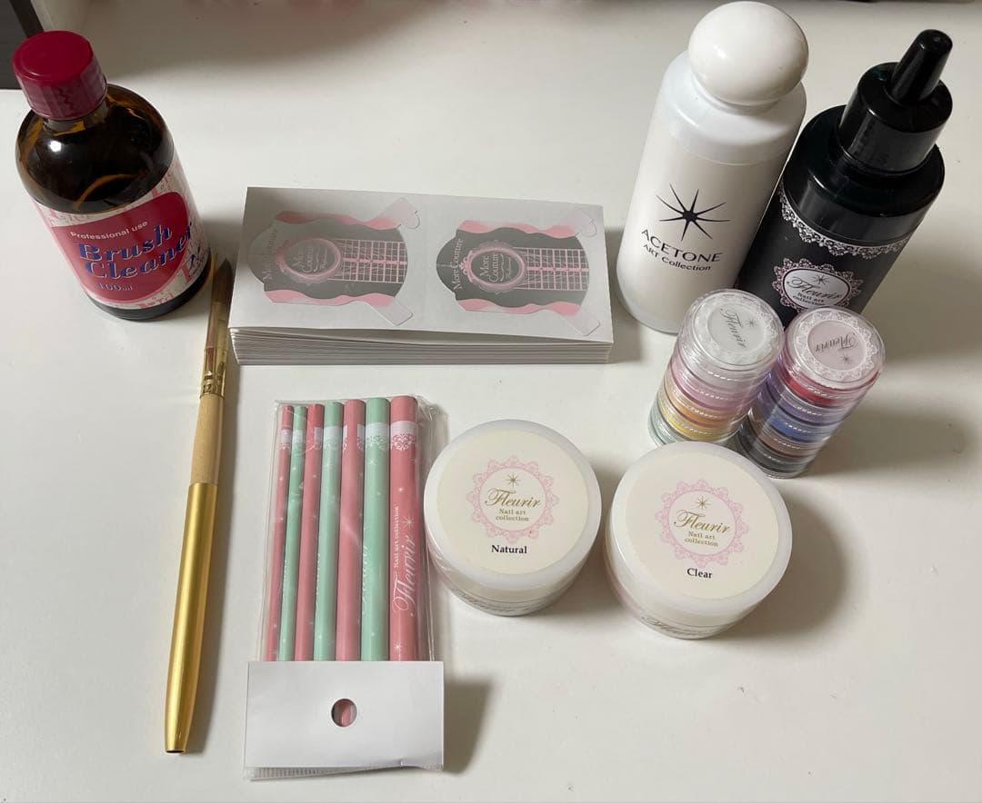 ネイリスト検定1級アクリルパウダー・リキッドセット