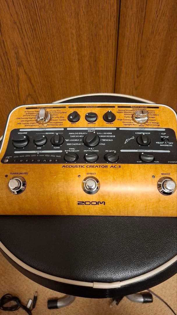 ZOOM AC-3 アコースティックエフェクター Amazon.com: Zoom AC-3 Acoustic Creator, Acoustic DI with Tone