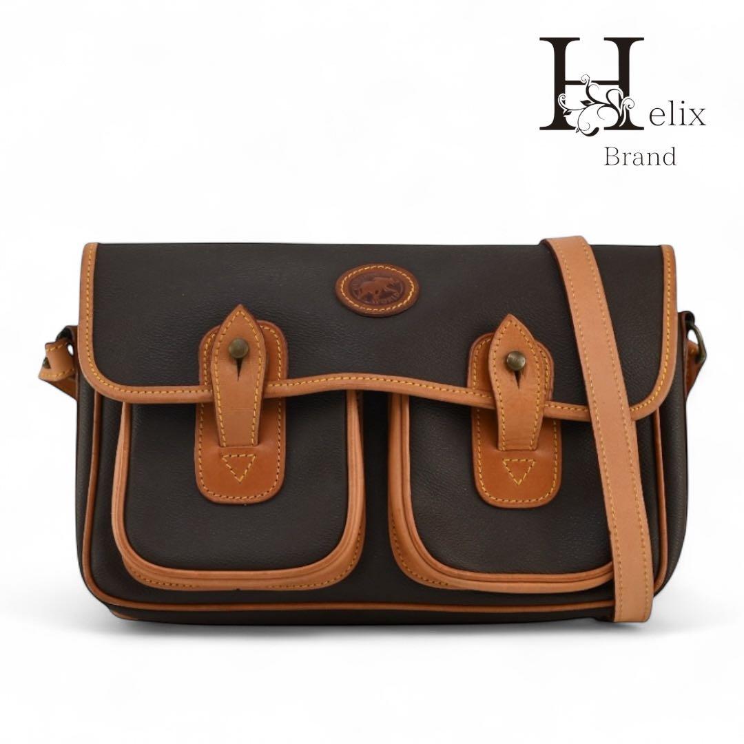 【極美品】ハンティングワールド　ショルダーバッグ　レザー　トート　メッセンジャー