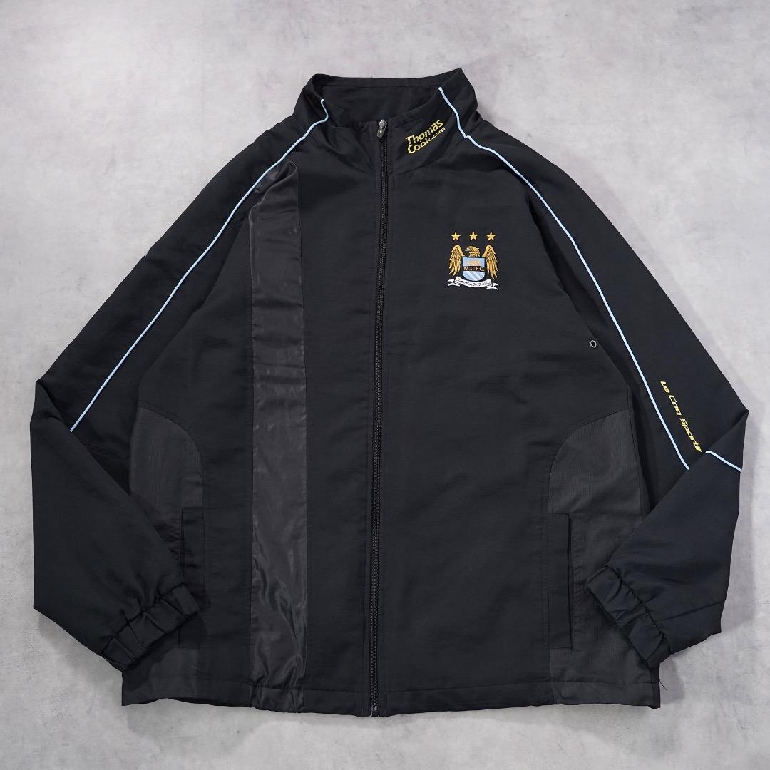ルコックスポルティフ マンチェスターシティ ジャケット サッカー 00s L 黒