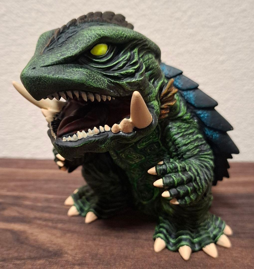 ガメラ3　邪神イリス覚醒　鎮座獣ガメラ　フルリペイント　フィギュア　ソフビ