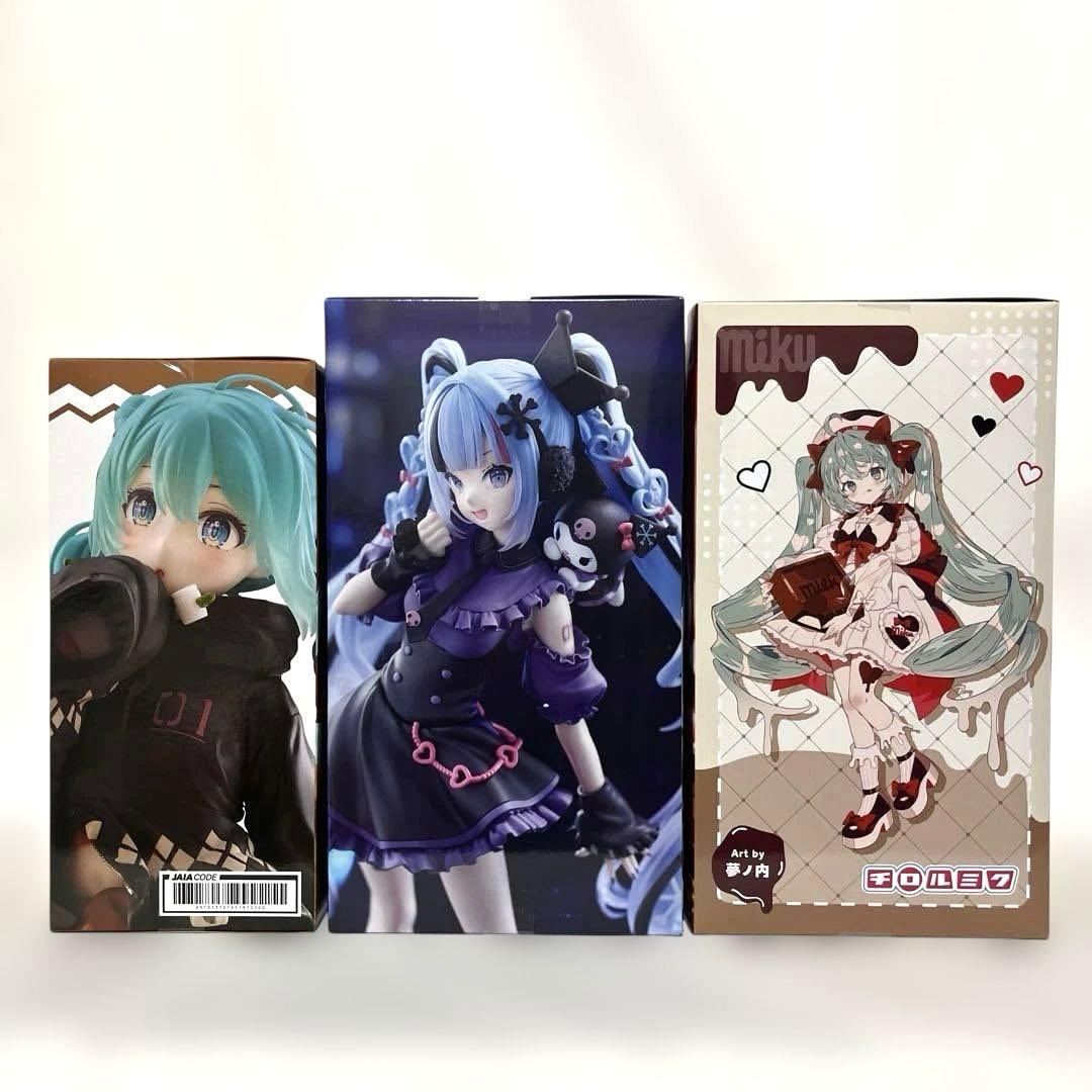 初音ミク フィギュア 雪ミク×クロミ チロルチョコ Outdoor - メルカリ