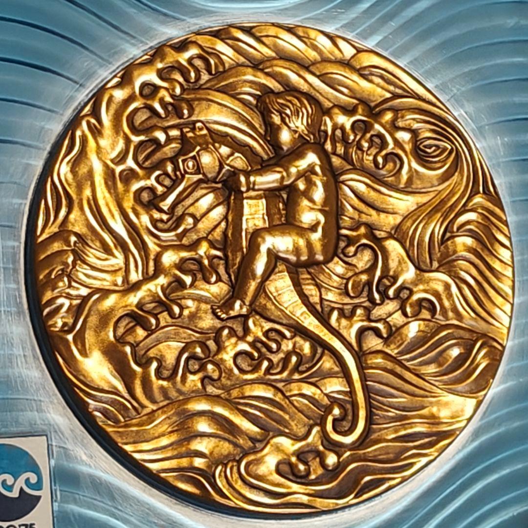 美品 沖縄国際海洋博覧会公式記念メダル EXPO 1975年 銅メダル 記念品