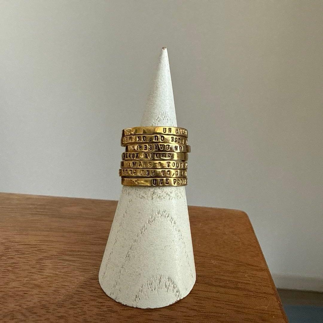 SERGE THORAVAL 7連リング 9号