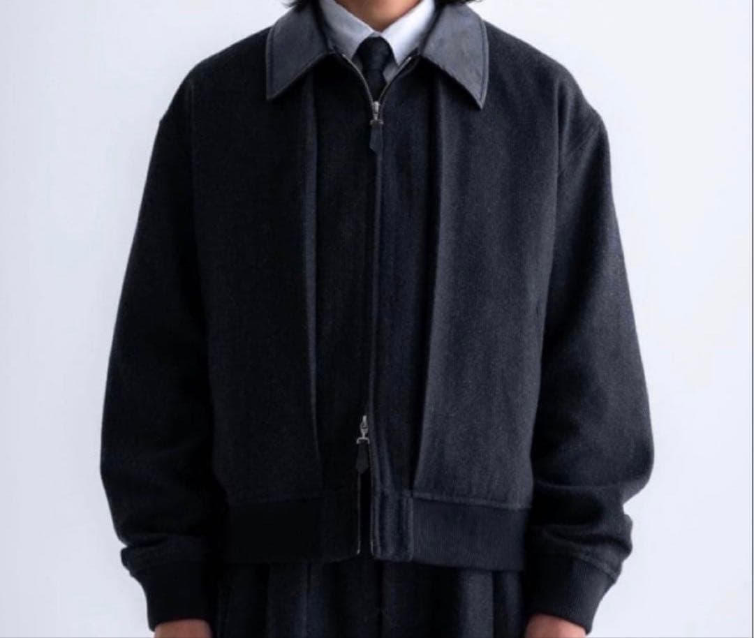 SINSSツイードショートブルゾン Sサイズ チャコール - メルカリ