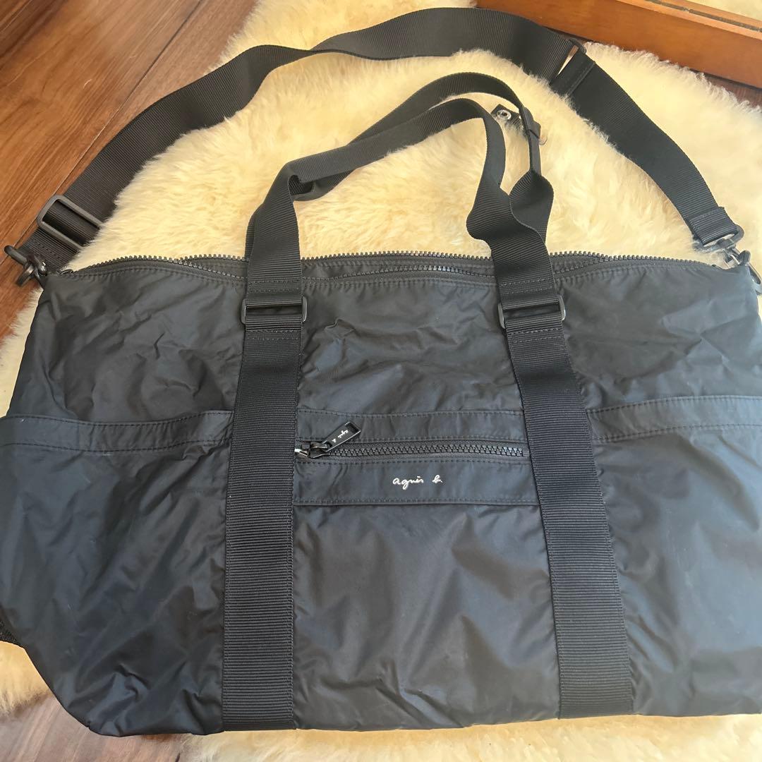 agnes b.｜2wayボストンバッグ (QAT01-02)