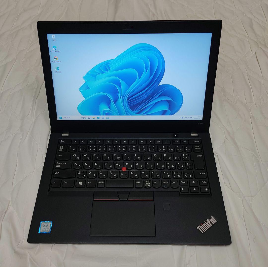 Lenovo ThinkPad X280ノートPC OS Windows25H2