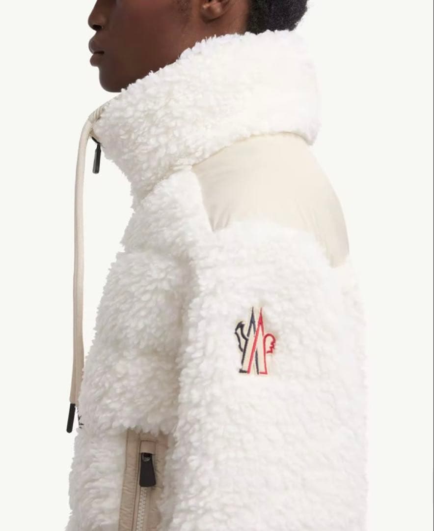 極美品　モンクレール　グルノーブル　ボア　テディ　カーディガン　ブルゾン　XS