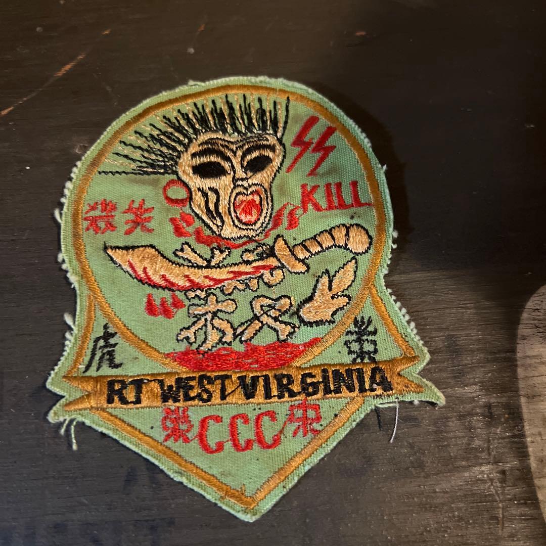 60年代実物　殺ワッペンRecon West Virginia - CCCパッチ