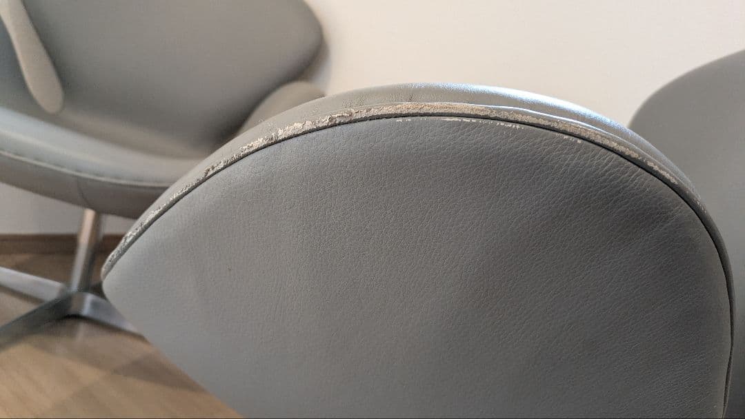 千代田区にて直接引取か着払】スワンチェア（リプロダクト品）一人掛