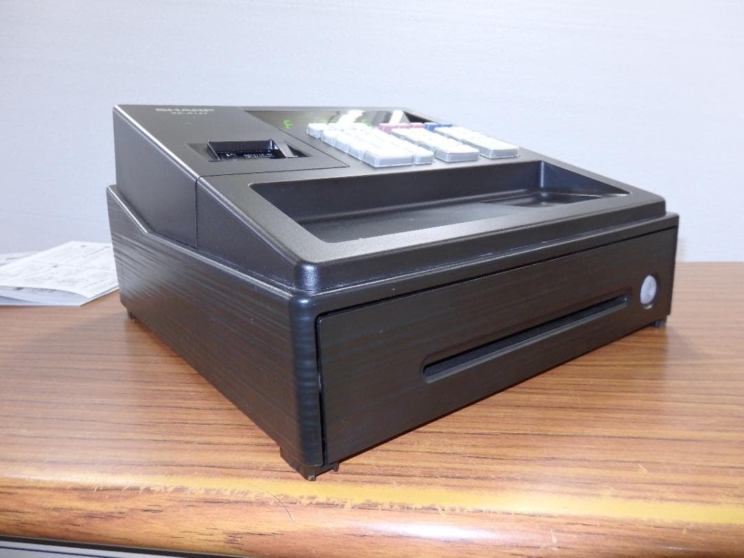 5110 設定無料 人気の黒 SHARP XE-A147 インボイス レジスター - メルカリ