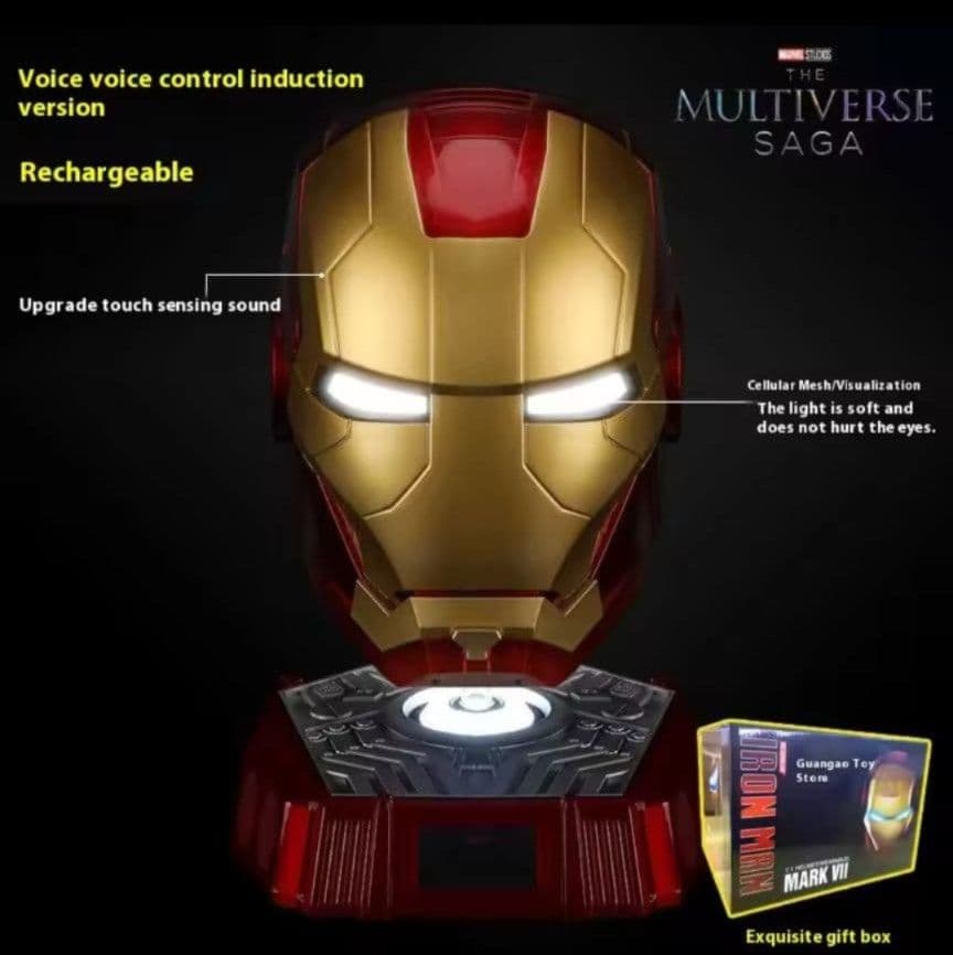 1/1 アイアンマン ヘルメット マスク　 ゴールドカラー