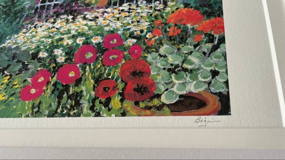 ギィ・ベガン Guy Begin 絵画「私の庭の香り」 ジグレー 版画 - メルカリ