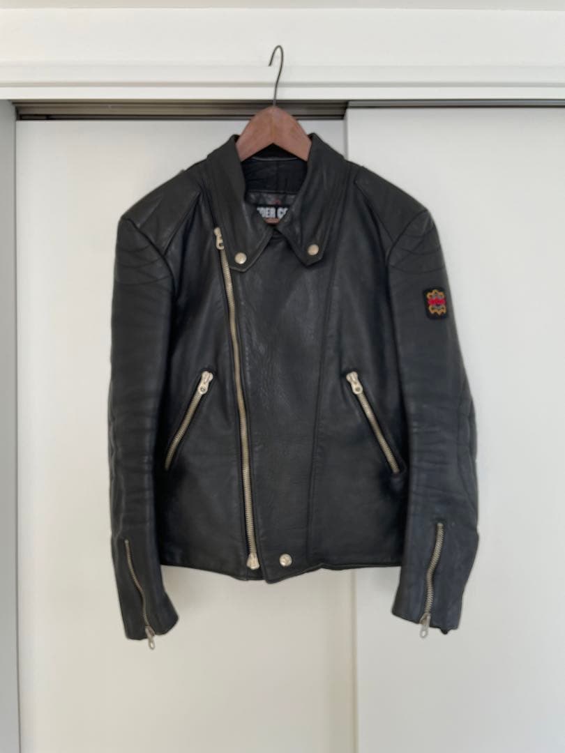 ONEOFFアンダーカバーライダースレザージャケットundercoverism アンダーカバー UNDERCOVER 17SS シープスキン 羊革 レザー ZIPウネリ