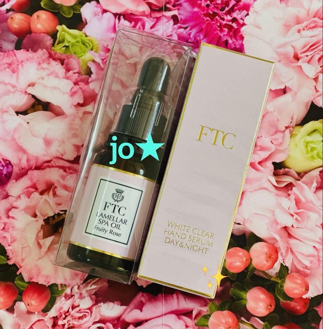 FTC君島十和子ホワイトクリアハンドセラム＆ラメラスパオイル★潤いたっぷり
