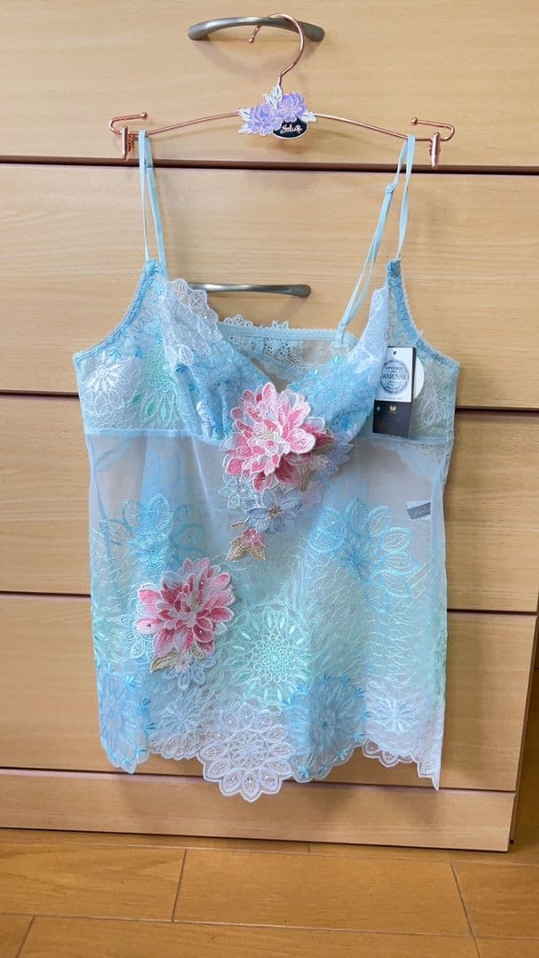 ワコール サルート 店舗限定08G 中国音楽 牡丹 キャミソールM SX タグ付