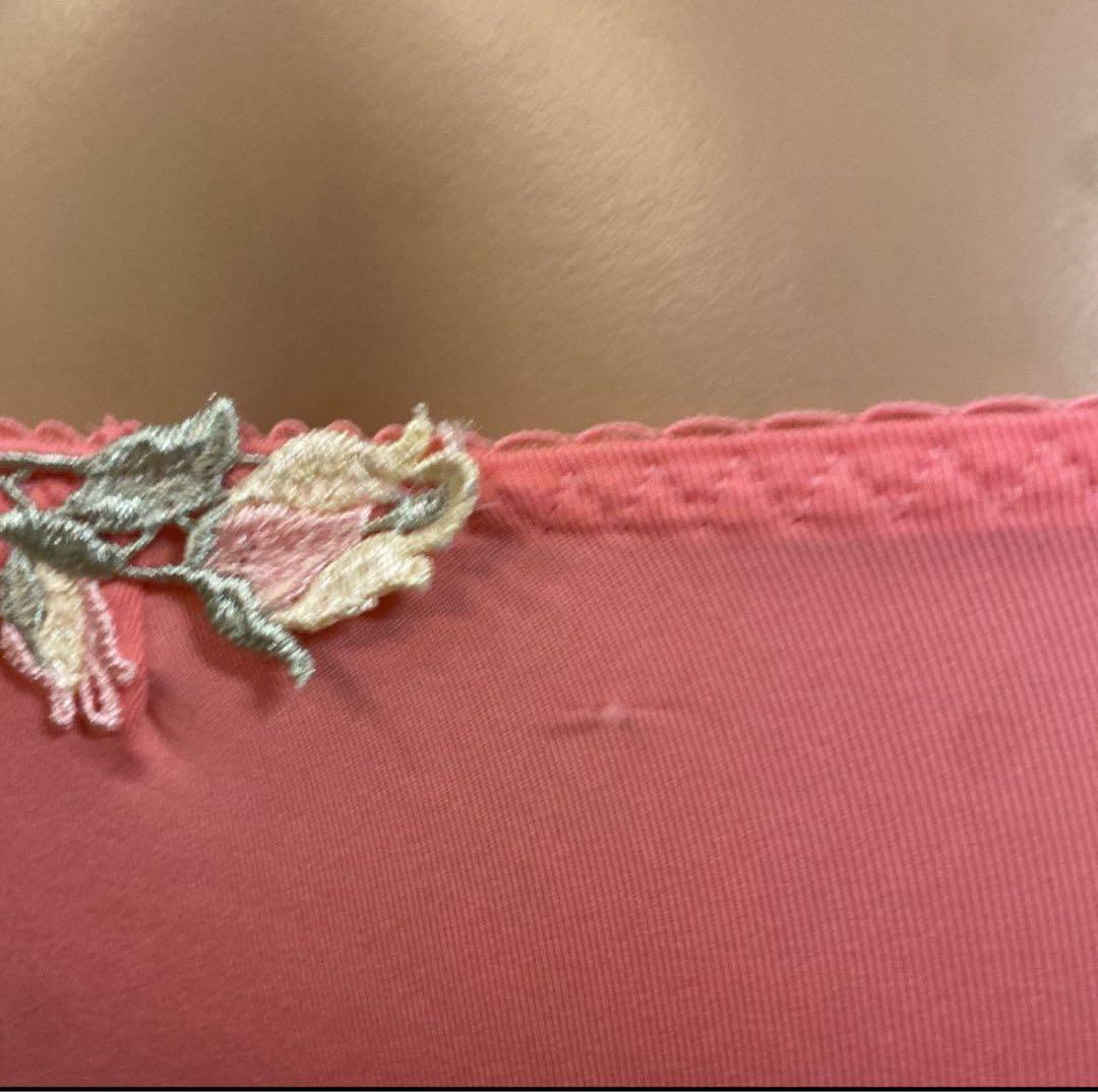 値引】サルート C70 ピンク 花柄ブラジャーショーツセット