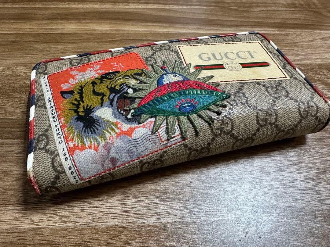 GUCCI 長財布　タイガーシリーズ
