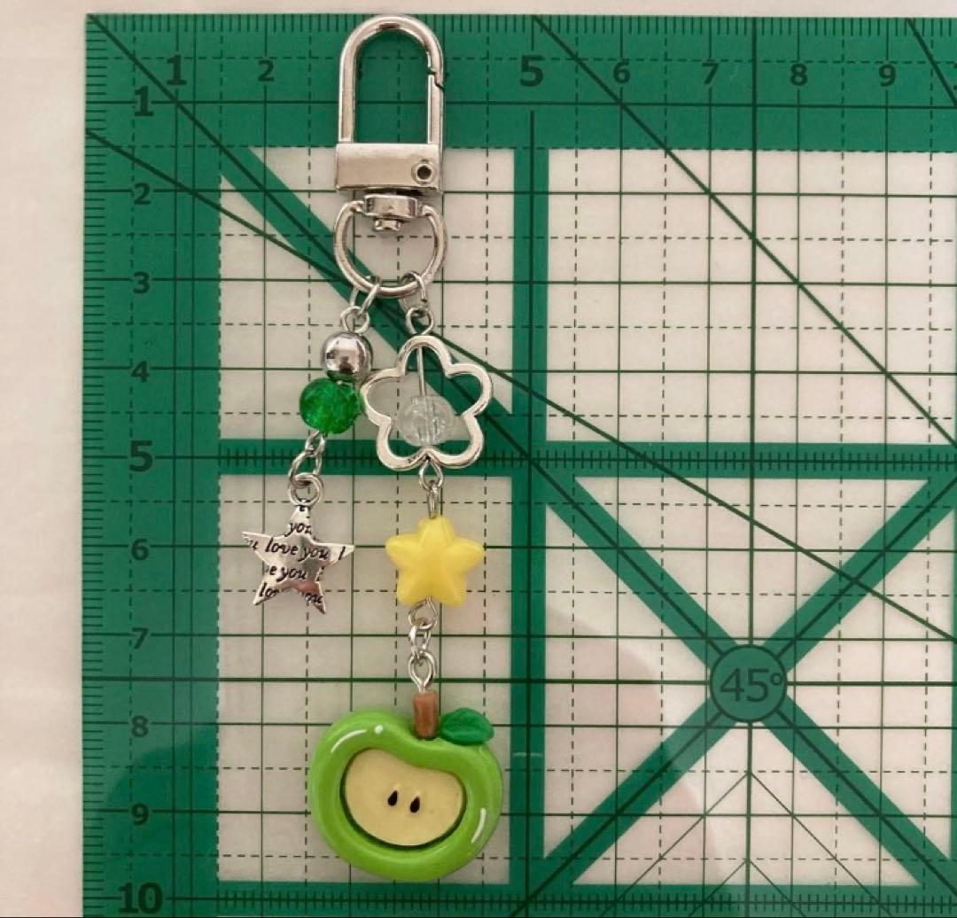 青リンゴ グッズ 5点セットキーホルダーポーチ ミセスグリーンアップル