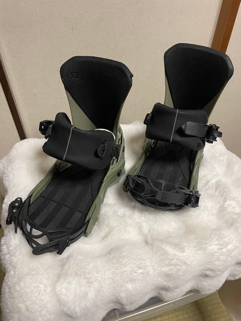 Salomon スノーボード ビンディング オリーブグリーン