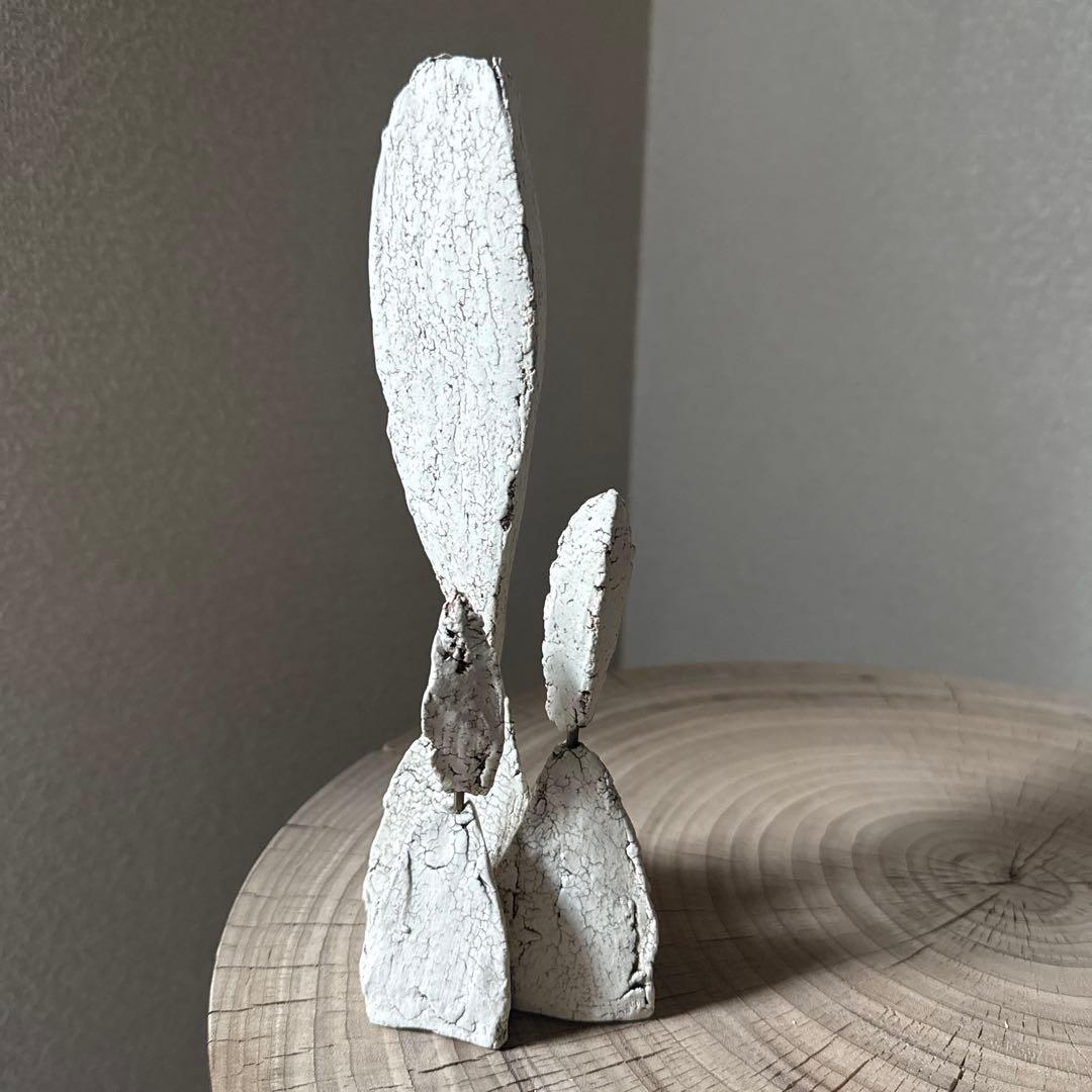 中根楽さん 草のオブジェ 中根 楽｜艸-objet（set of 3） – ATELIERMO