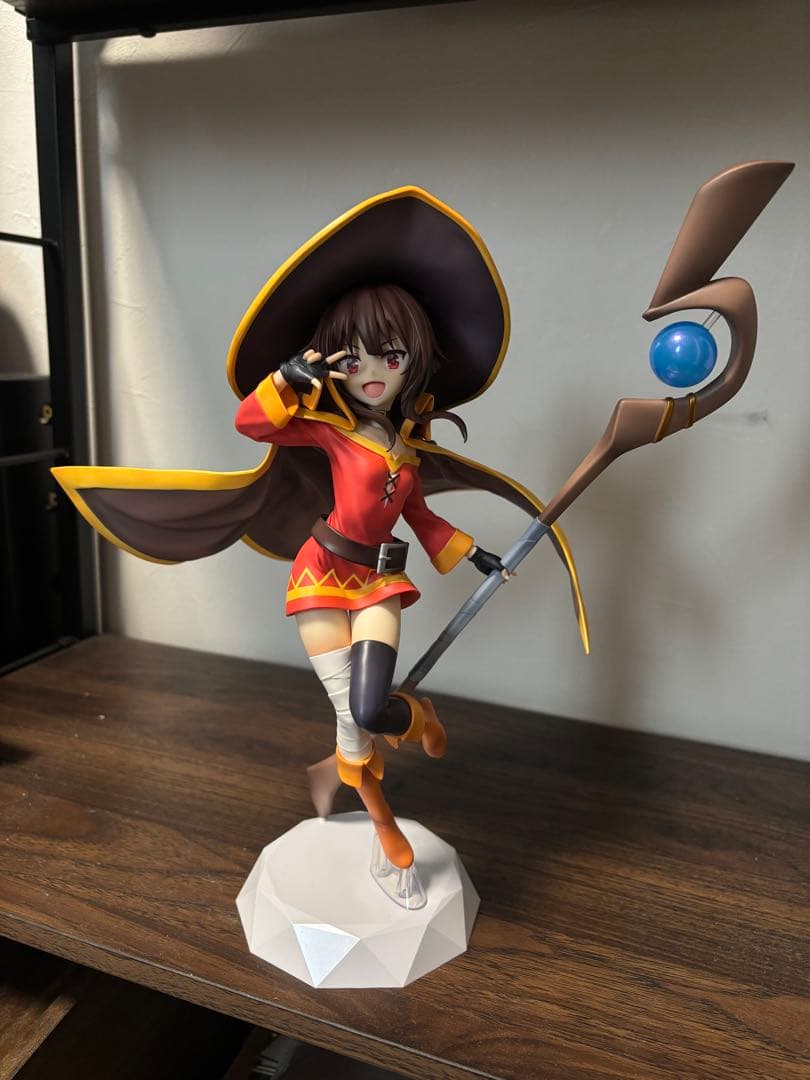 この素晴らしい世界に爆焔を！ めぐみん 1/6 スケール　箱あり 渋スクフィギュア、TVアニメ『この素晴らしい世界に爆焔を！』より