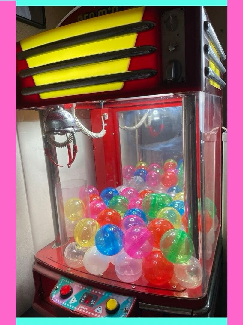 SNK ネオミニ クレーンゲーム ゲームセンター筐体 カプセルゲーム機