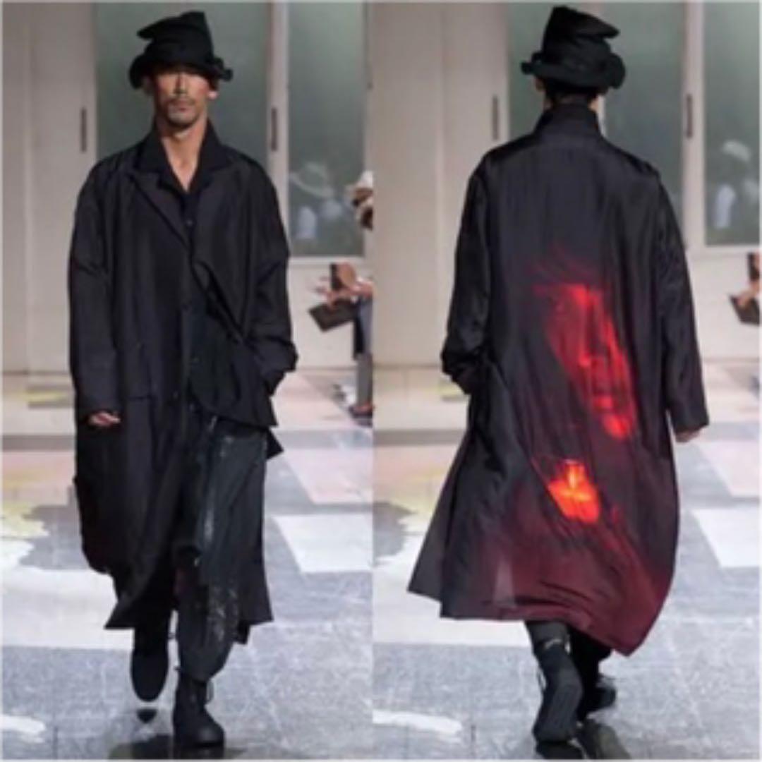yohjiyamamoto18ss 内田すずめ　赤い果実シルクコート