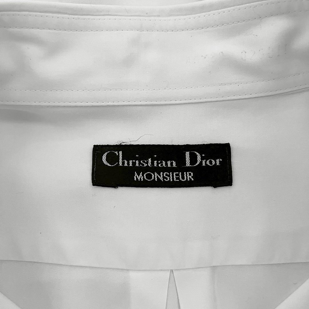 90s Christian DIOR コットンソリッドシャツ 名作 HOMME